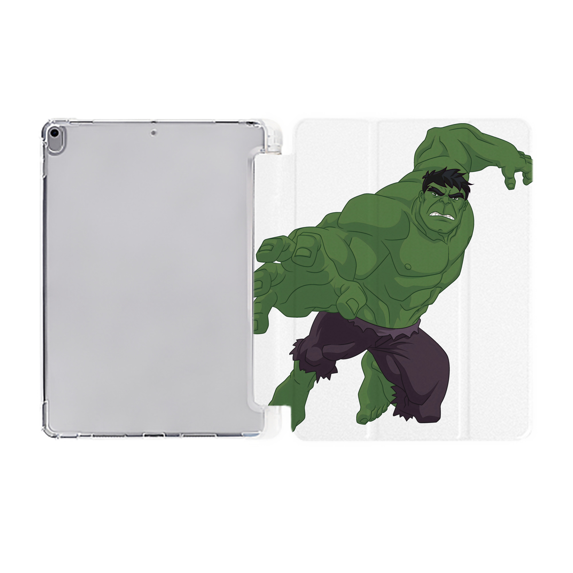 （画像用） アベンジャーズ The Avengers IPad ケース ペン収納付き 三つ折りスタンド PUレザー×シリコン 対応機種9.5/10.5/10.9インチ